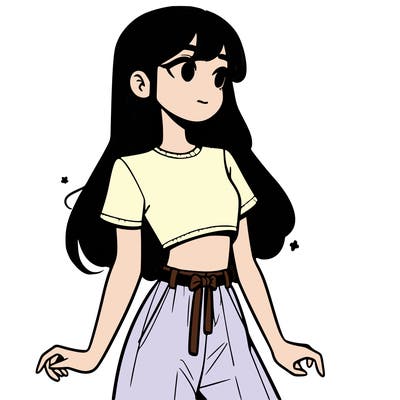 girl in a cute crop top