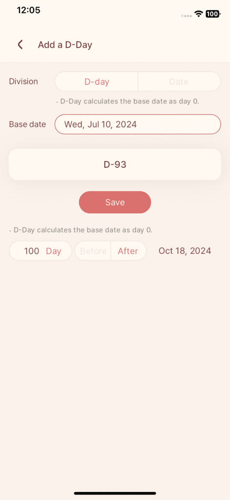 CalcBox -All in One Calculator - CalcBox D-Day calculator feature for tracking important dates and anniversaries.