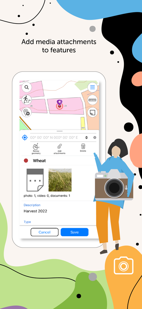 eLiteMap - eLiteMap interface for adding photo and video attachments to map features