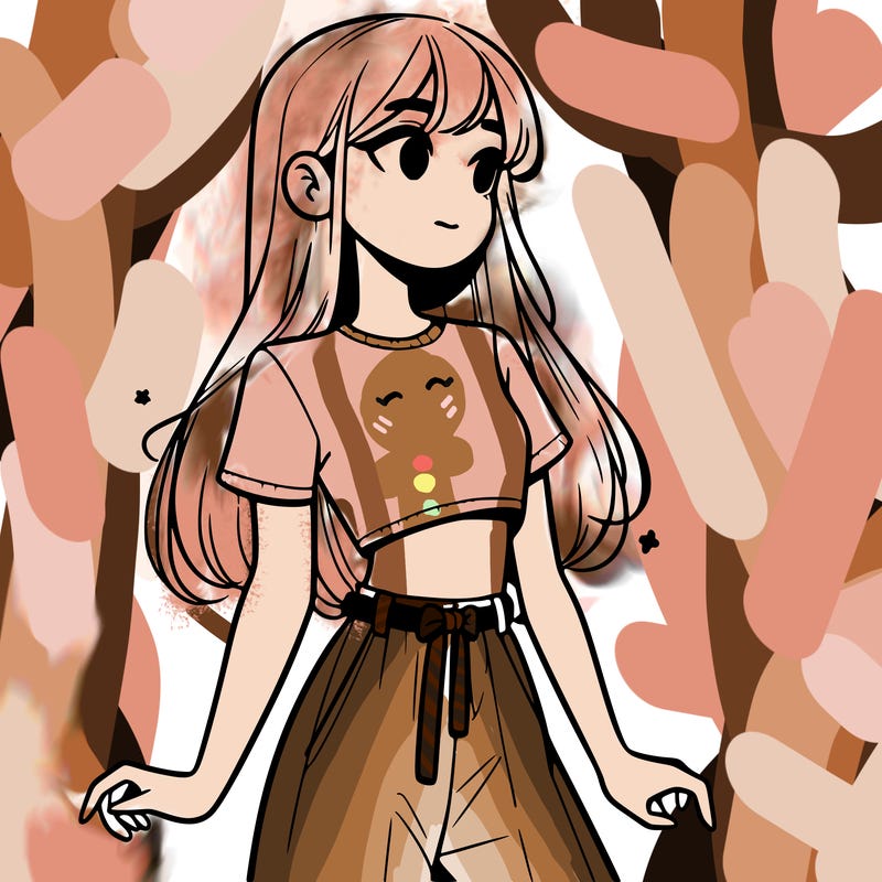 girl in a cute crop top