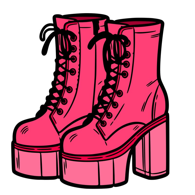 boots with a heel bottom