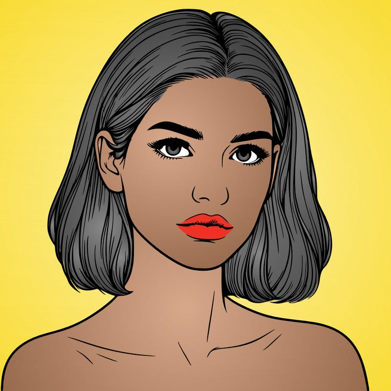 realistic portrait of woman