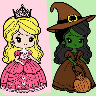 princess as a witch