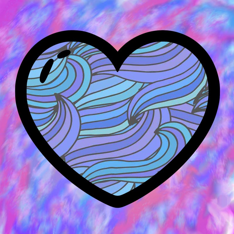 a blank heart