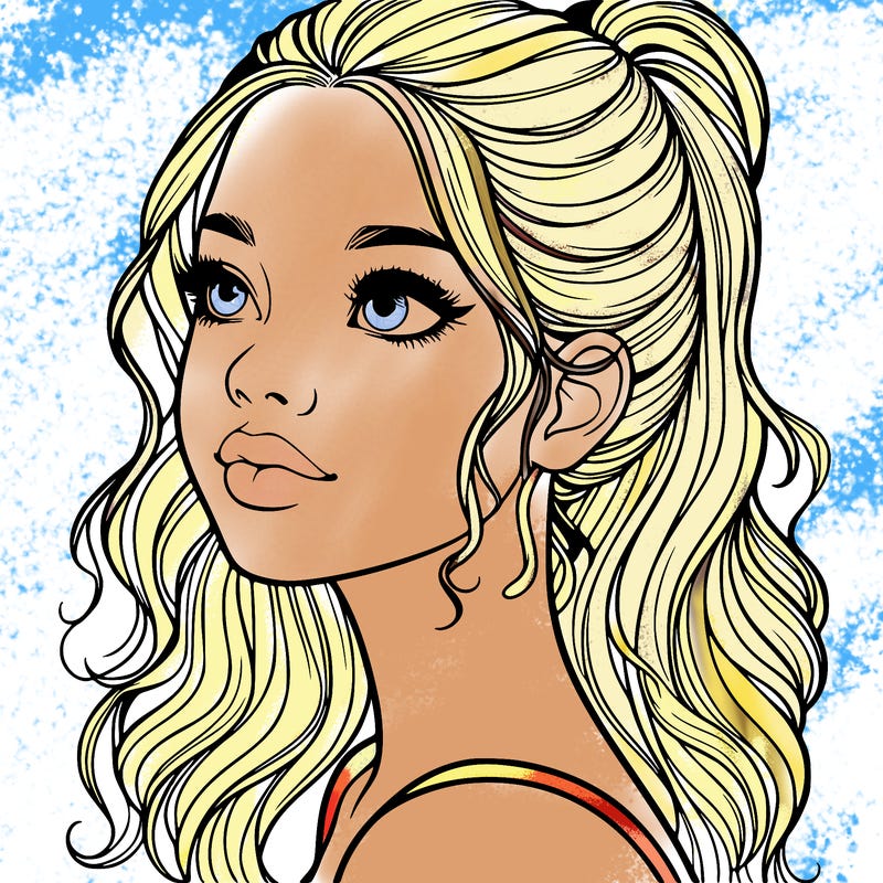 beautiful realistic girl