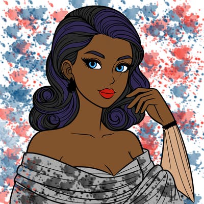 an elegant woman