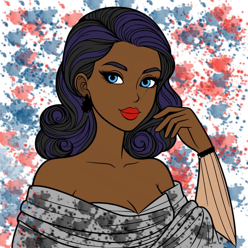 an elegant woman