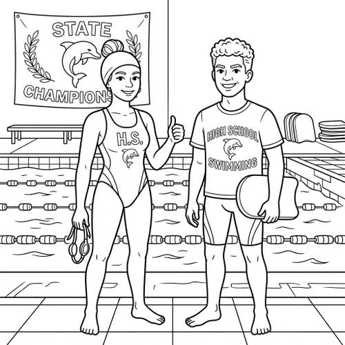 High School Swimmers