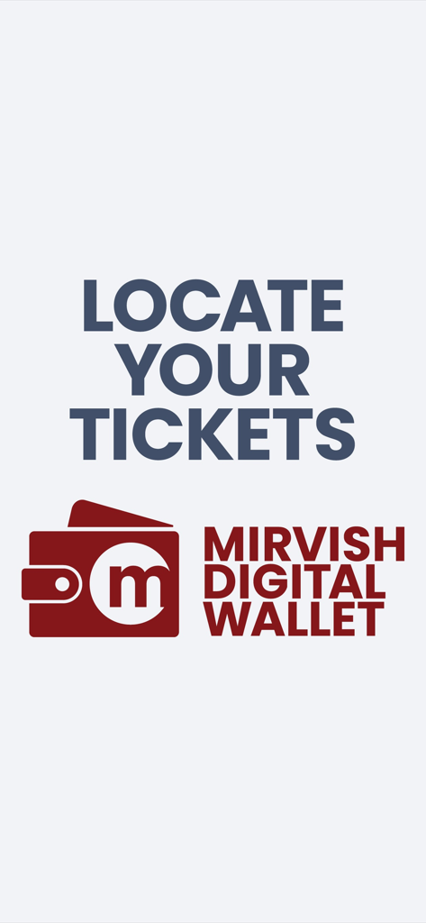 Mirvish Digital Wallet画面で劇場チケットを探す