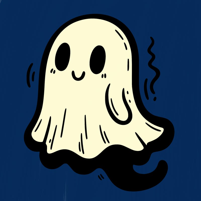 a spooky ghost