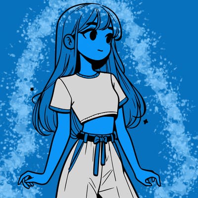 girl in a cute crop top