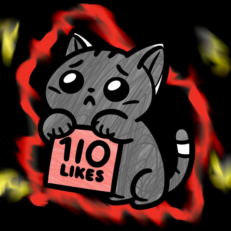 a cat begging for 10 likes