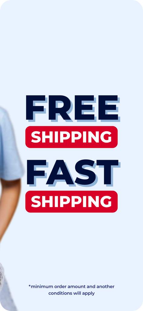 Wordans 앱의 도매 주문 무료 및 빠른 배송 프로모션