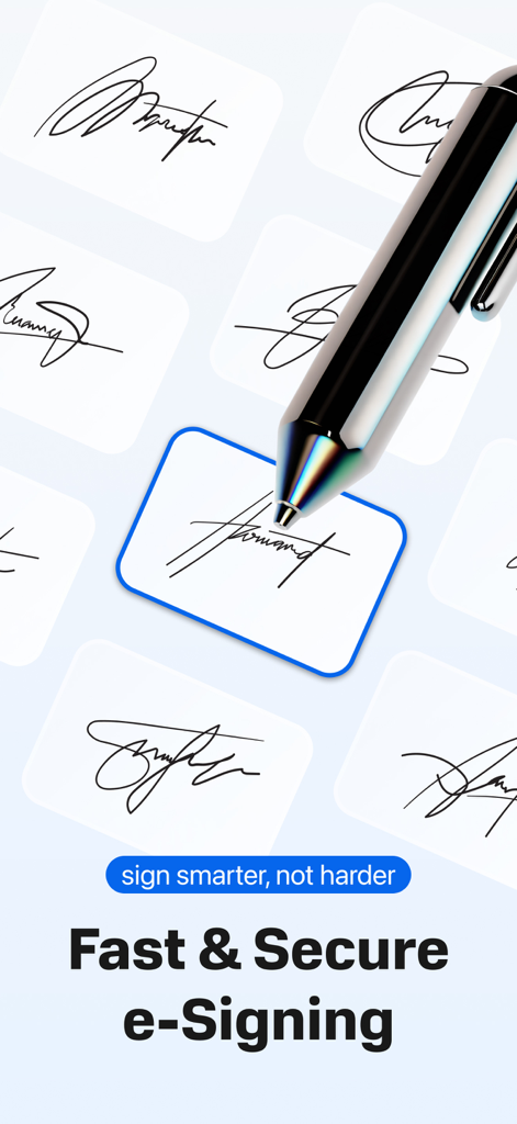 Caneta stylus digital assinando cartões de assinatura eletrônica em um aplicativo móvel para gerenciamento profissional de documentos