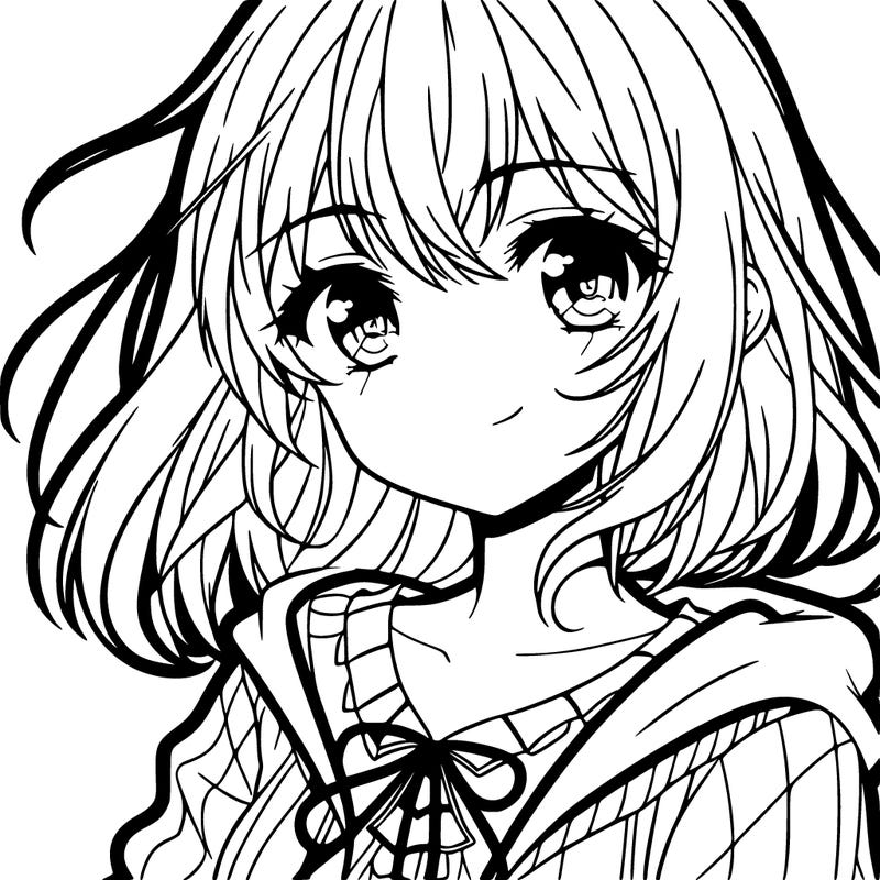 manga character girl