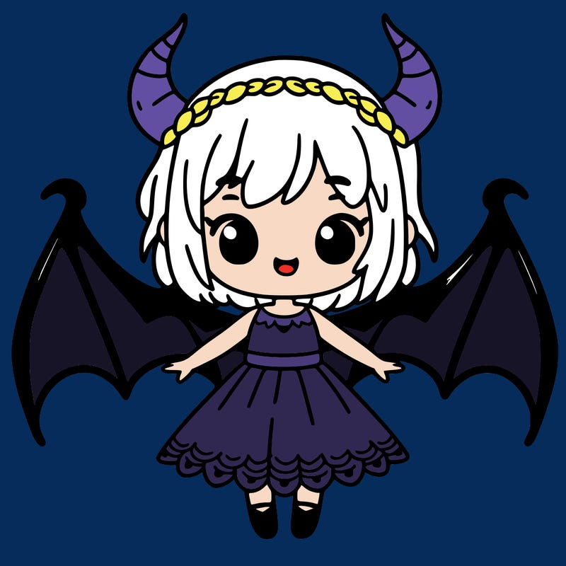 girl with dragon wings