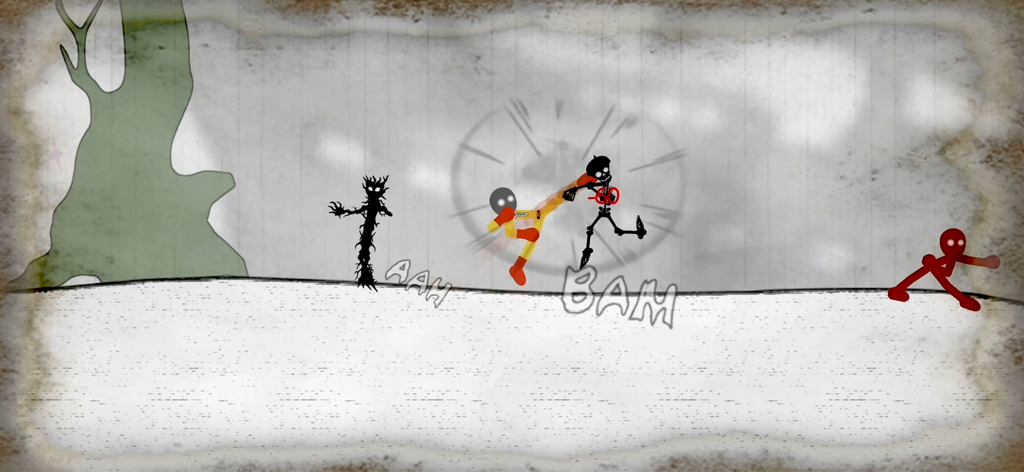 Ragdoll Fists - Stickman characters fighting in a physics-based kung fu battle with ragdoll motion