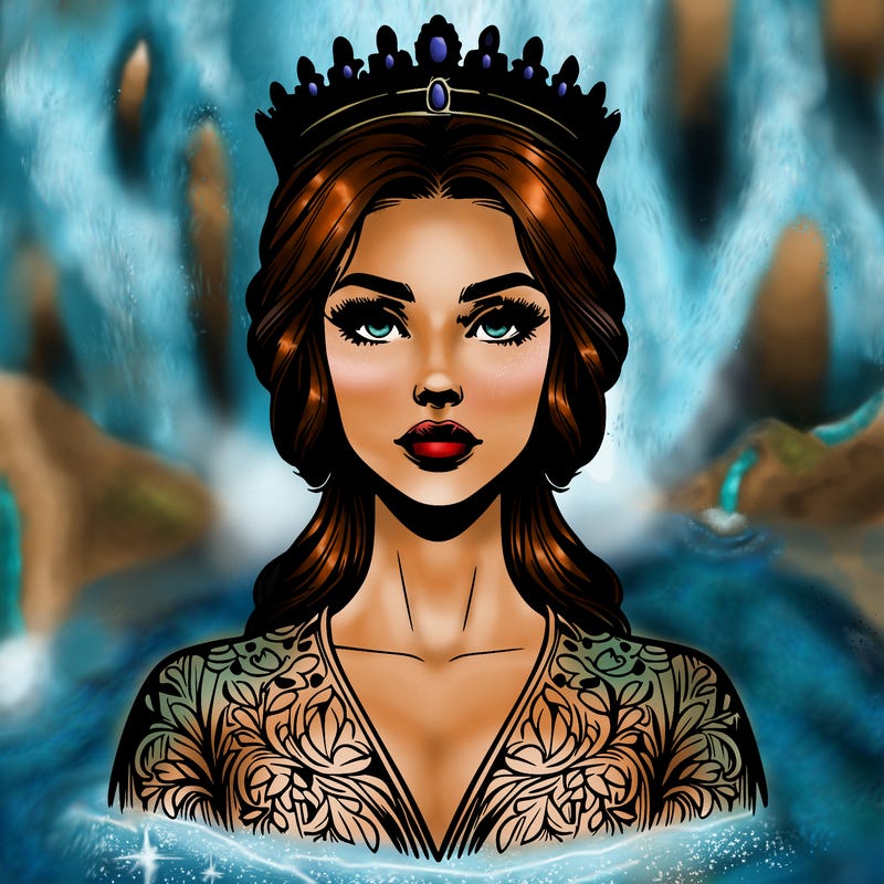 realistic beautiful queen