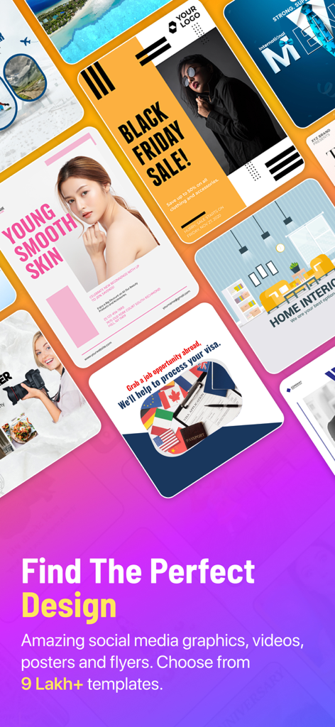 BrandFlex®: Festival Poster - A display of various social media templates for business sales and professional branding