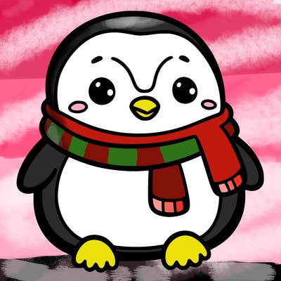 cute penguin