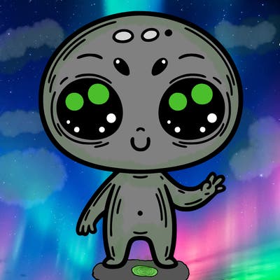 alien cute
