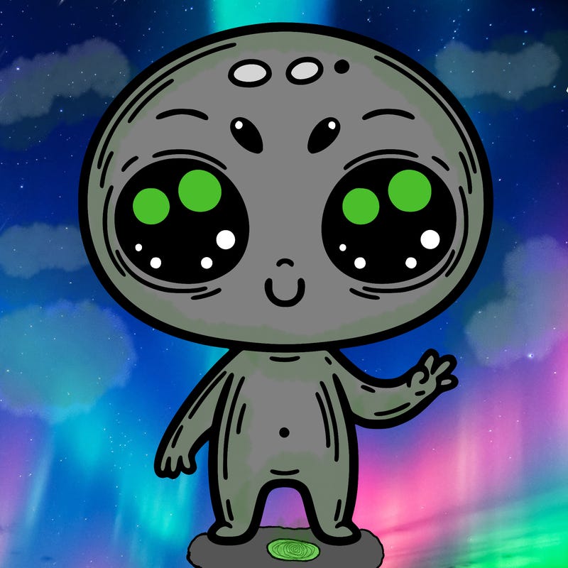 alien cute