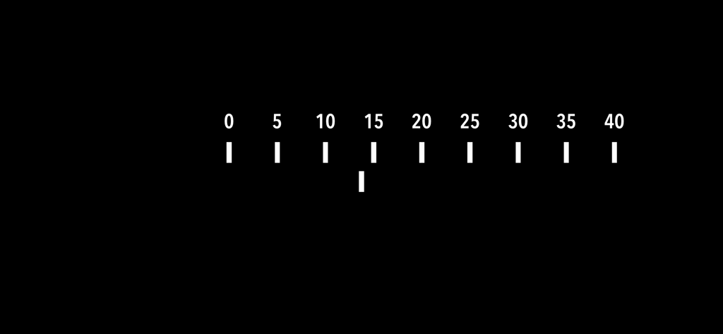 Simple Clock - Study With Me - Minimalistische Lern-Timer-Oberfläche mit weißen Tick-Markierungen und Zahlen auf schwarzem Hintergrund