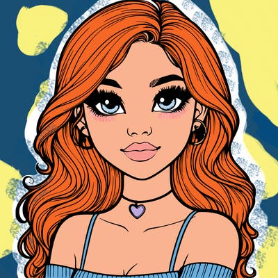 realistic pretty girl