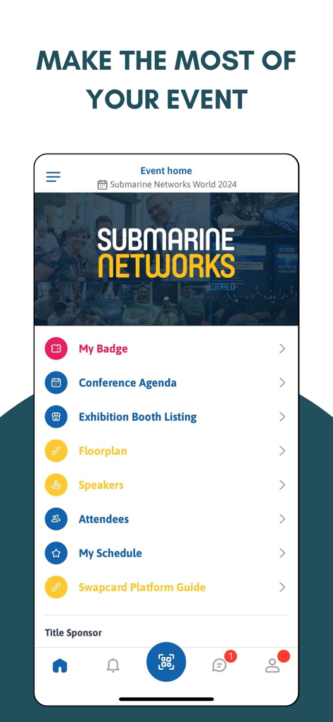 Terrapinn Events - Terrapinn Events app home screen displaying event agenda and networking features