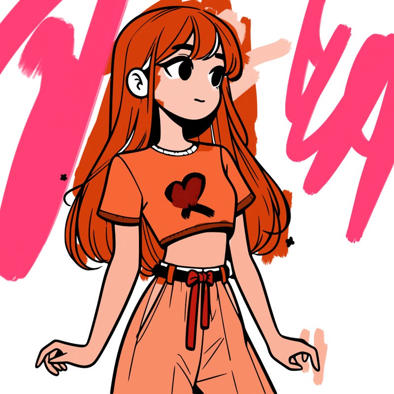 girl in a cute crop top