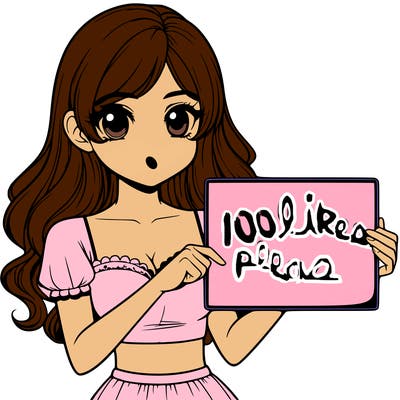 realistic pretty girl holding blank sign