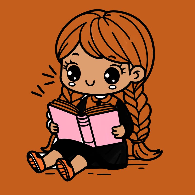 girl with a book