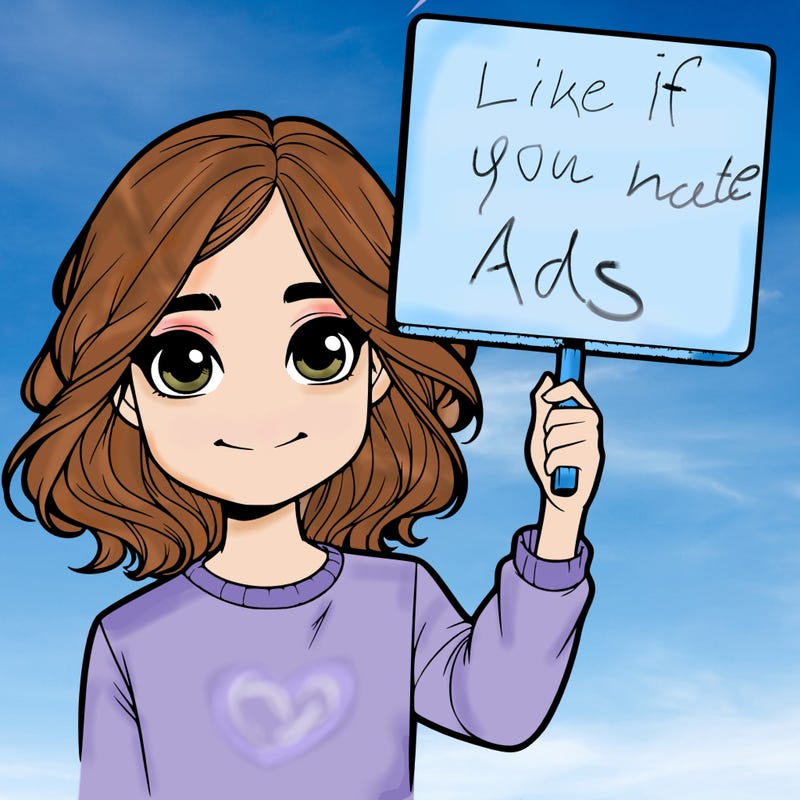 realistic girl holding up a sign