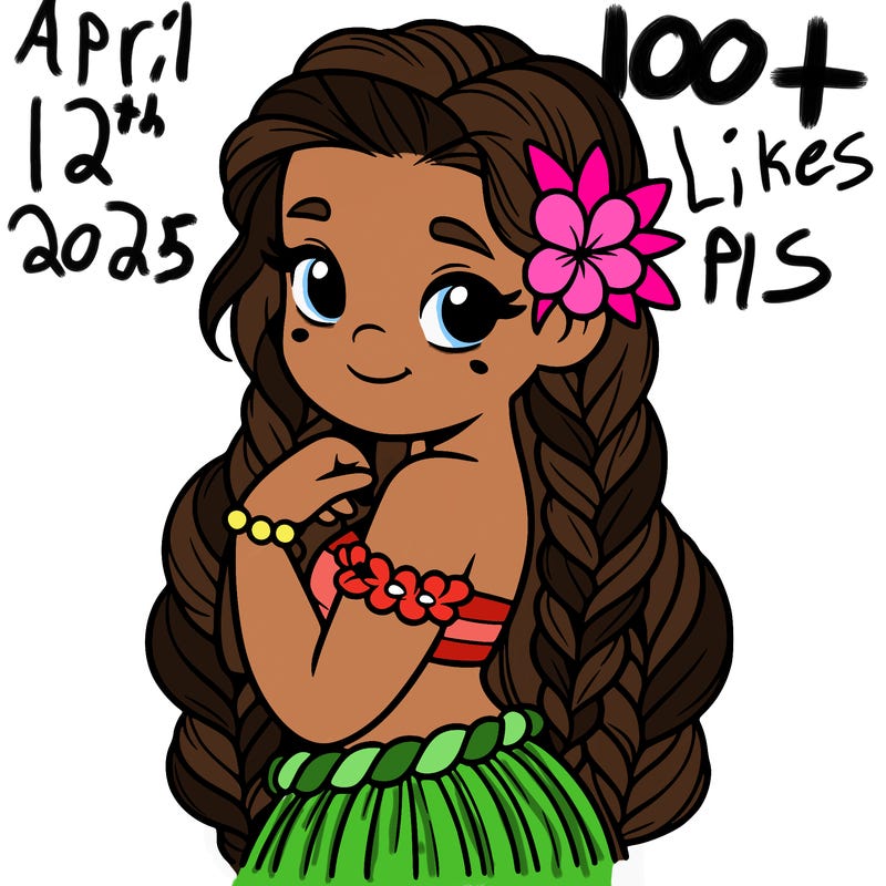 hawaiian girl with braids