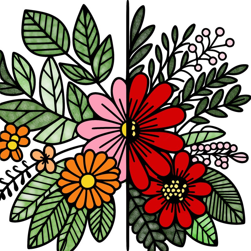 flowers split