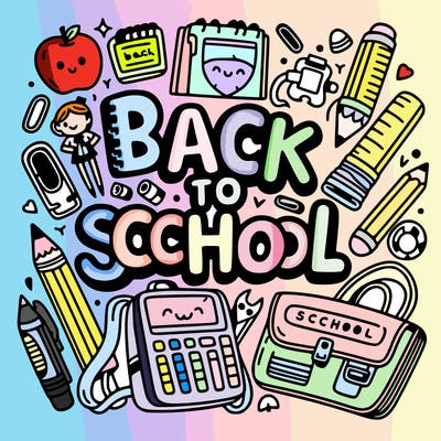 text "back to school".