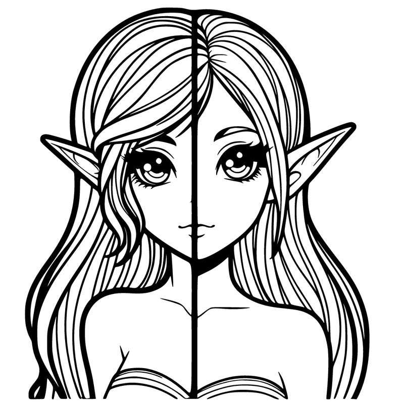 realistic elf girl