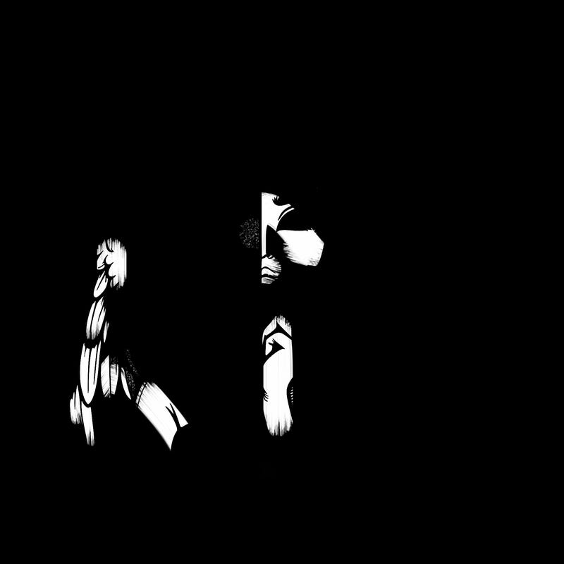 realistic angel half demon