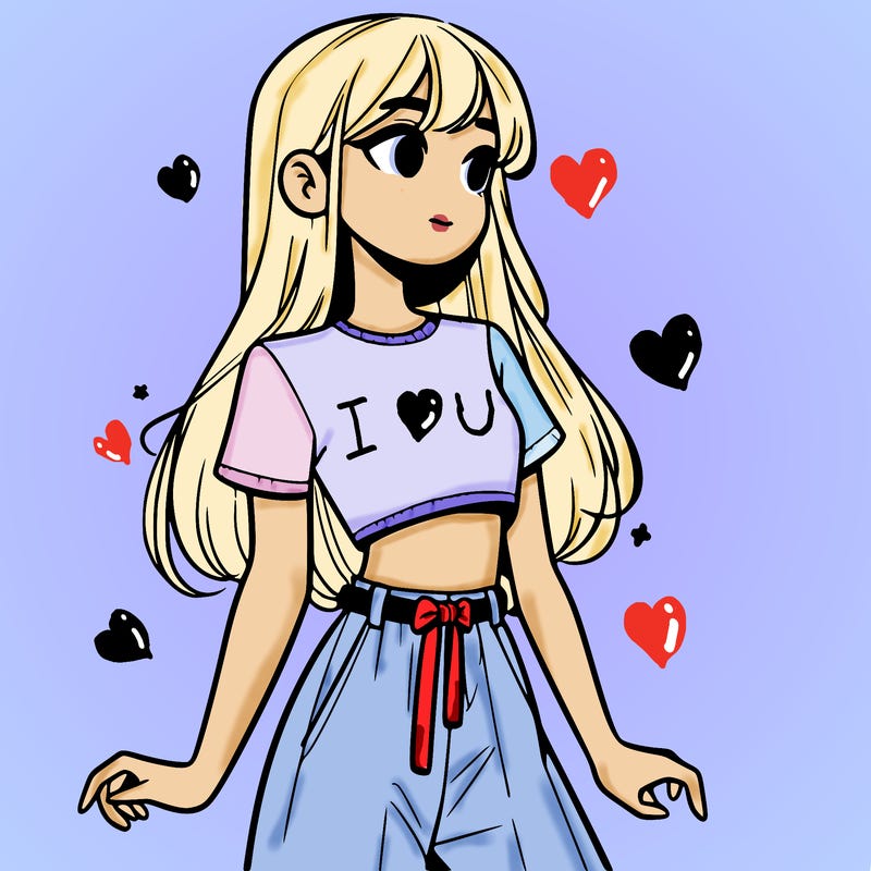 girl in a cute crop top