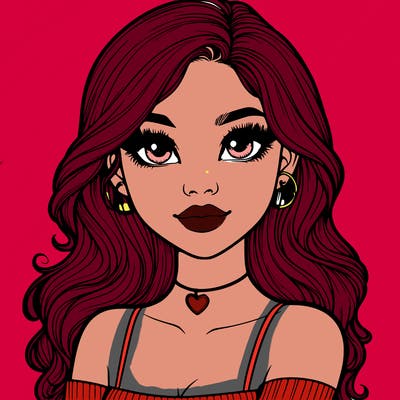 realistic pretty girl