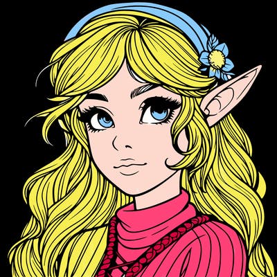 realistic elf girl