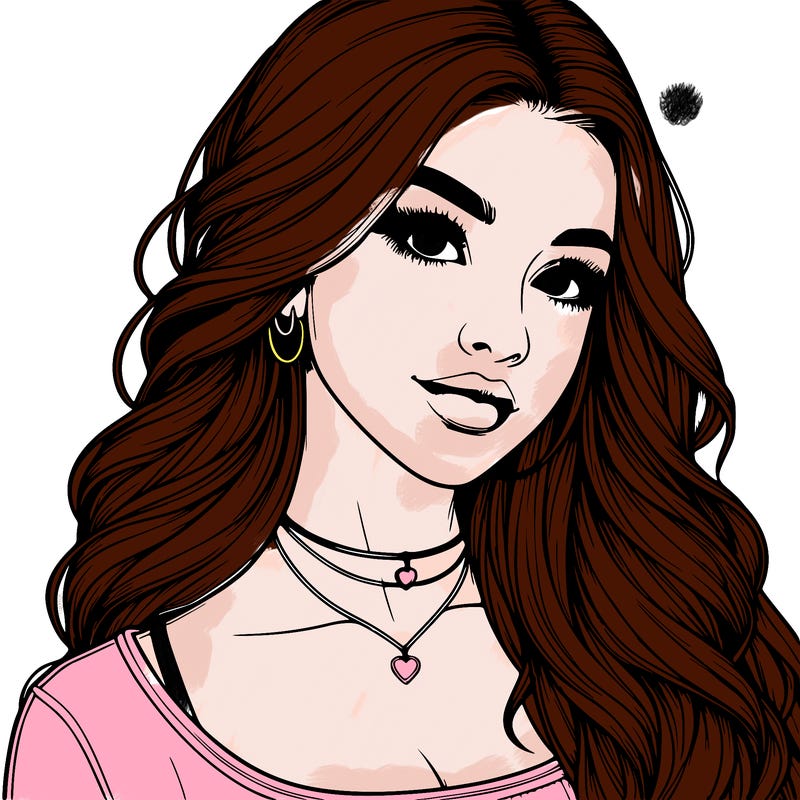 detailed realistic girl