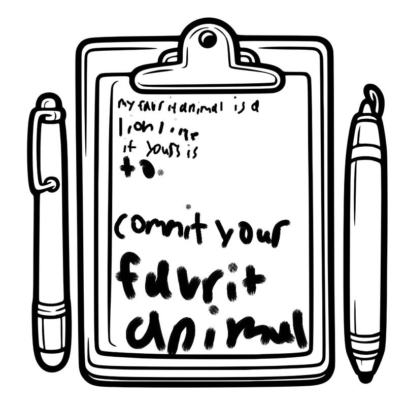 blank clip board with pen