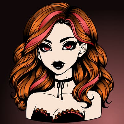 vampire girl realistic