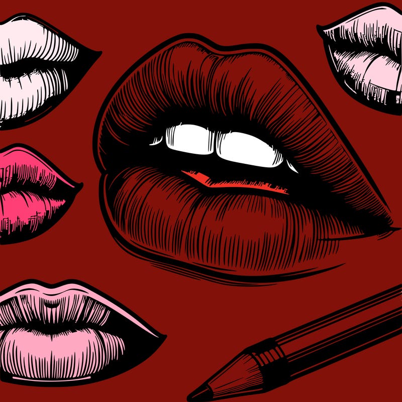 realistic  lips