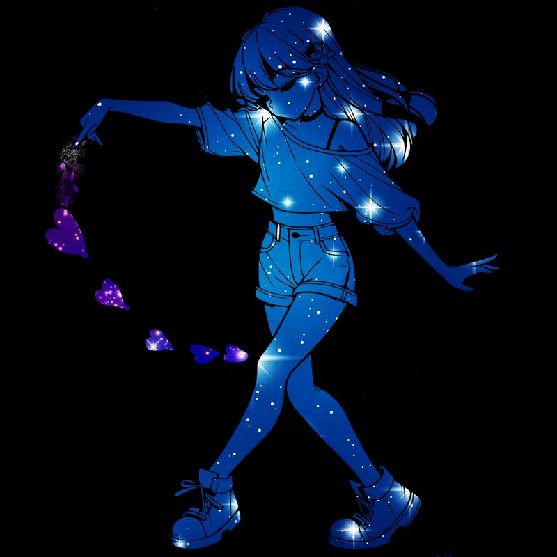realistic girl danceing