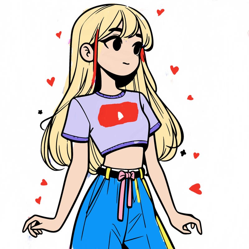 girl in a cute crop top