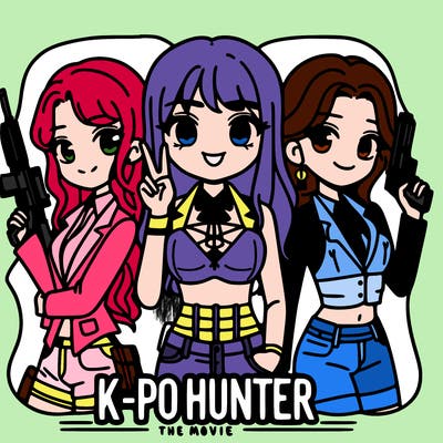 kpop hunter the movie with girls