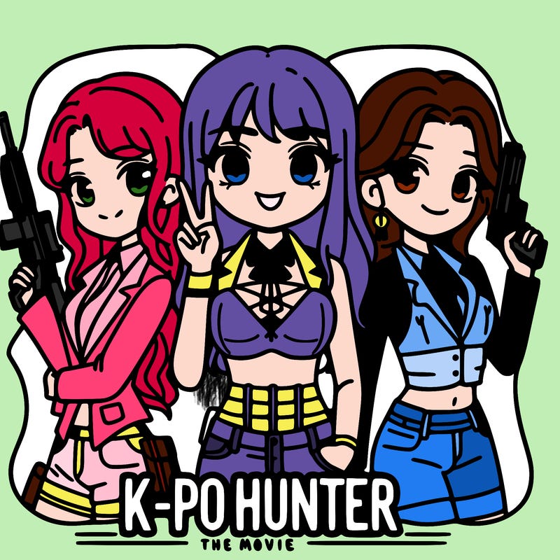 kpop hunter the movie with girls