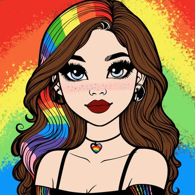 realistic pretty girl